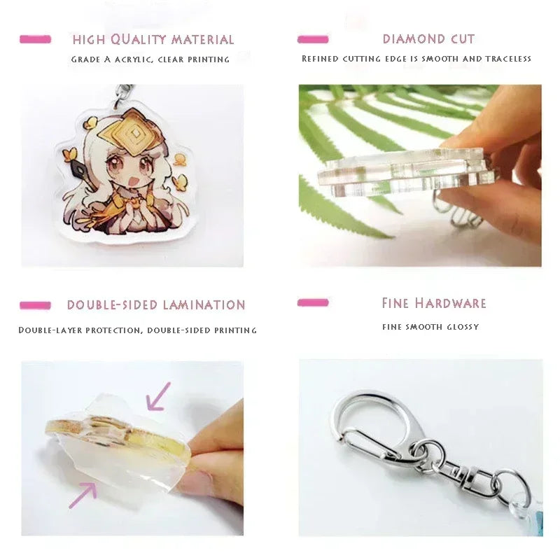 Llavero K-Pop Demon Hunters | Accesorio divertido y coleccionable con personajes Huntrix, Saja, Rumi, Zoey, Jinu y Derpy Tiger. Ideal como regalo, adorno para mochilas o llaves, perfecto para fans que quieren mostrar su estil
