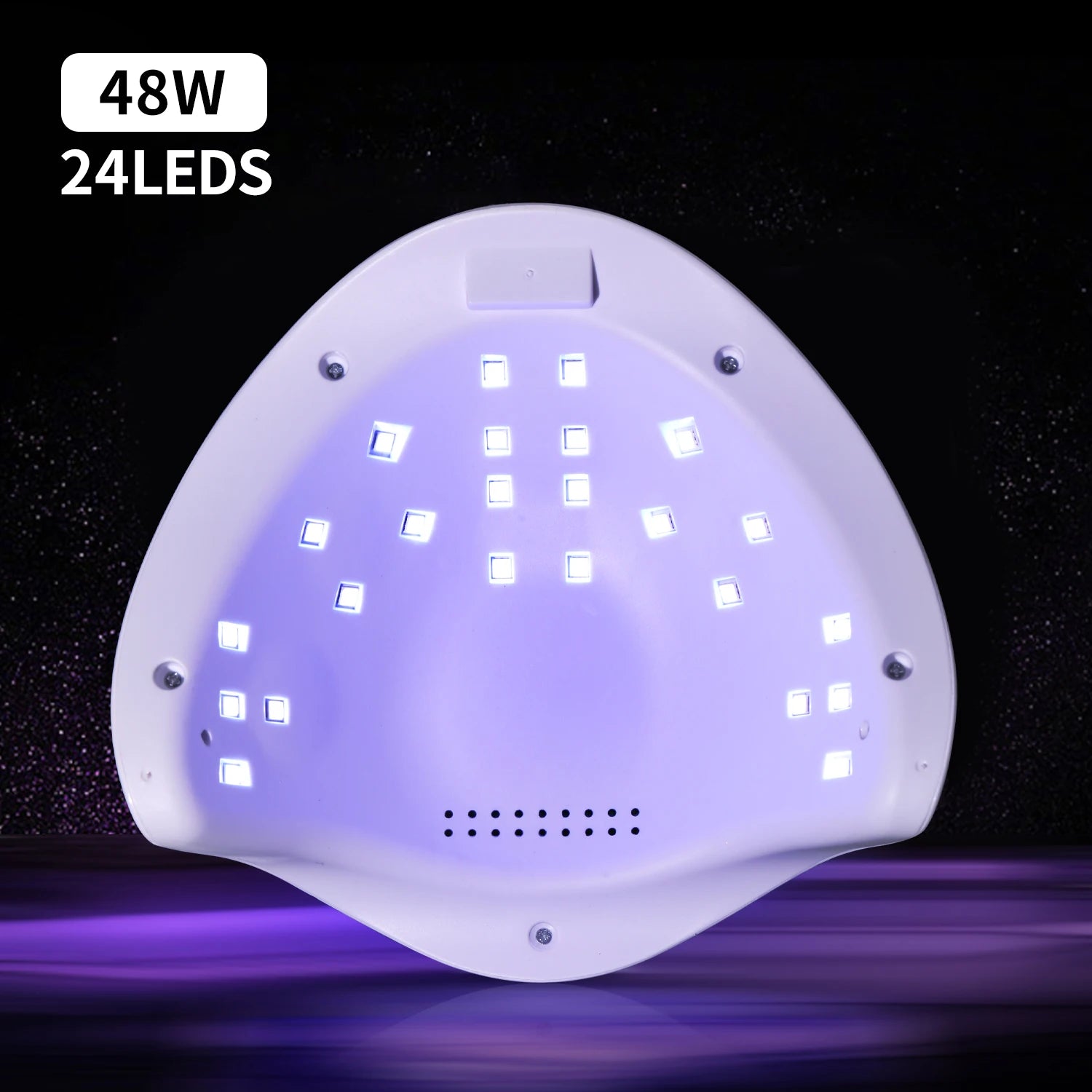 La LINMANDA SUN5 Lámpara LED UV 48W es perfecta para un secado rápido y profesional de uñas en gel. Su potente luz LED garantiza un acabado uniforme y duradero