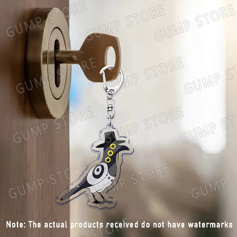 Llavero K-Pop Demon Hunters | Accesorio divertido y coleccionable con personajes Huntrix, Saja, Rumi, Zoey, Jinu y Derpy Tiger. Ideal como regalo, adorno para mochilas o llaves, perfecto para fans que quieren mostrar su estil