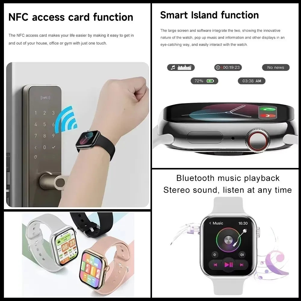 La nueva generación de smartwatch ya está aquí
El Apple Watch 10 Original 2025 combina diseño premium y tecnología avanzada: controla tu salud, realiza llamadas por Bluetooth, mide la temperatura corporal y navega con GP
