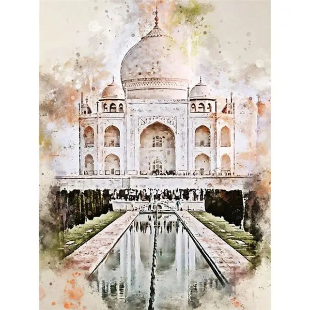 “Lienzo Decorativo de Edificios Famosos del Mundo | Pintura Escénica de Ciudad y Paisaje Urbano, Impresión en Póster para Pared, Arte Moderno para Sala de Estar y Hogar.”