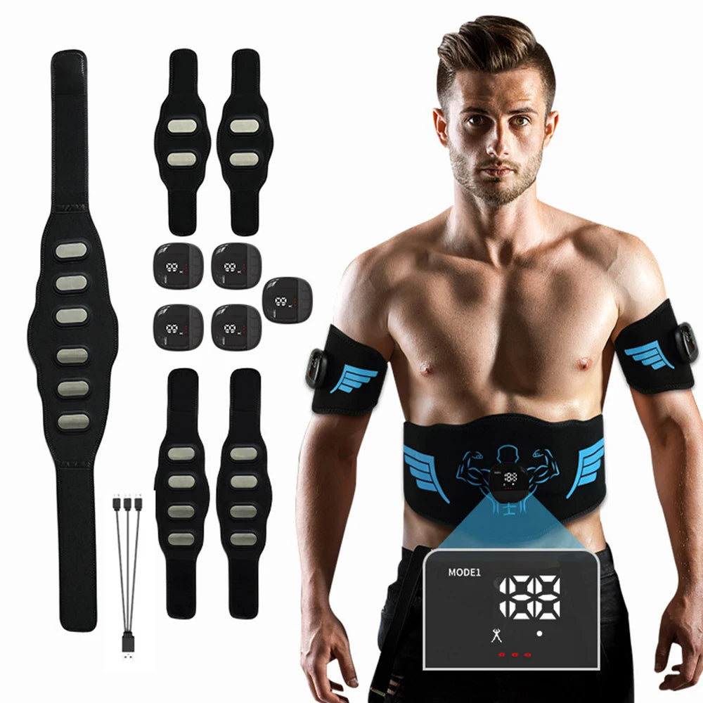 🔥 Cinturón Abdominal EMS | Tonificador & Estimulador Muscular.Lleva tu entrenamiento al siguiente nivel con este cinturón tonificador abdominal EMS. Diseñado para estimular los músculos mediante impulsos eléctricos,