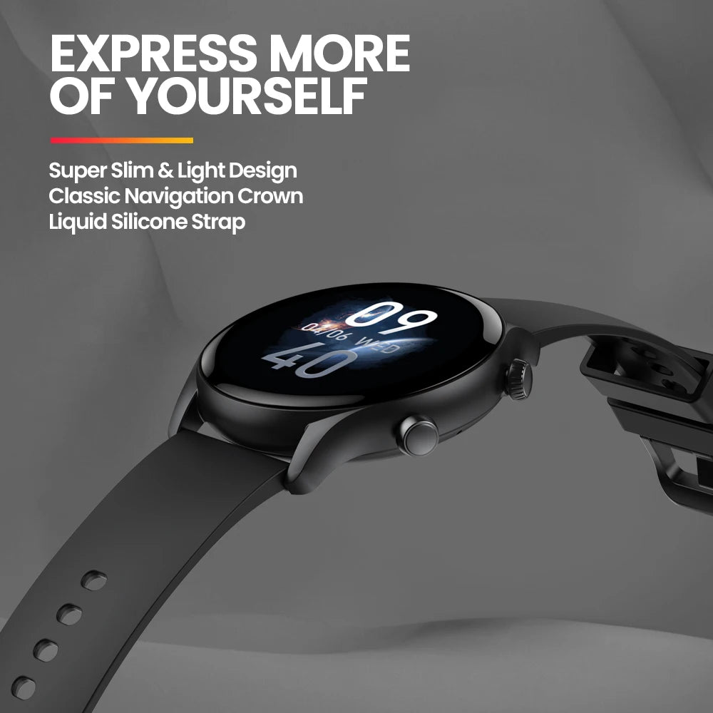 Conexión y estilo en tu muñeca
El Zeblaze Btalk 3 Plus cuenta con pantalla HD de 1.39”, llamadas por voz y monitoreo deportivo completo. Un smartwatch elegante y funcional, ideal para hombres y mujeres.