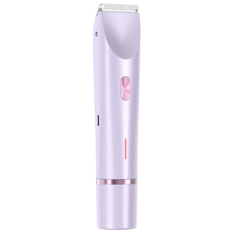 Depiladora Eléctrica 2 en 1 para Mujeres 
Olvídate del dolor y la incomodidad al depilarte. Con esta afeitadora eléctrica portátil y recargable, obtendrás una piel suave y perfecta en minutos.