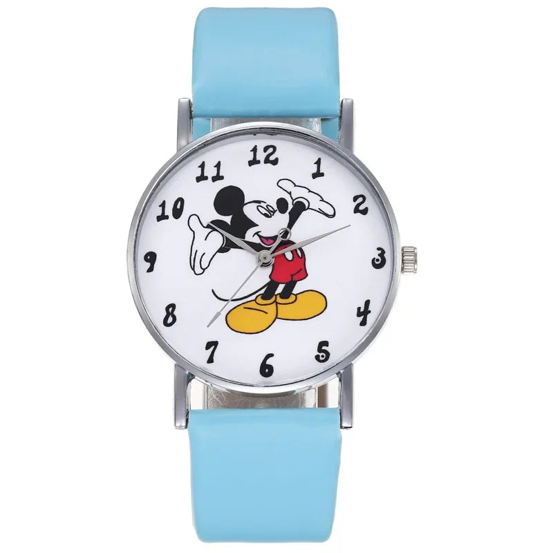 Reloj de moda Disney Stitch Mickey Mouse, Super Héroes favoritos. Análogo.
