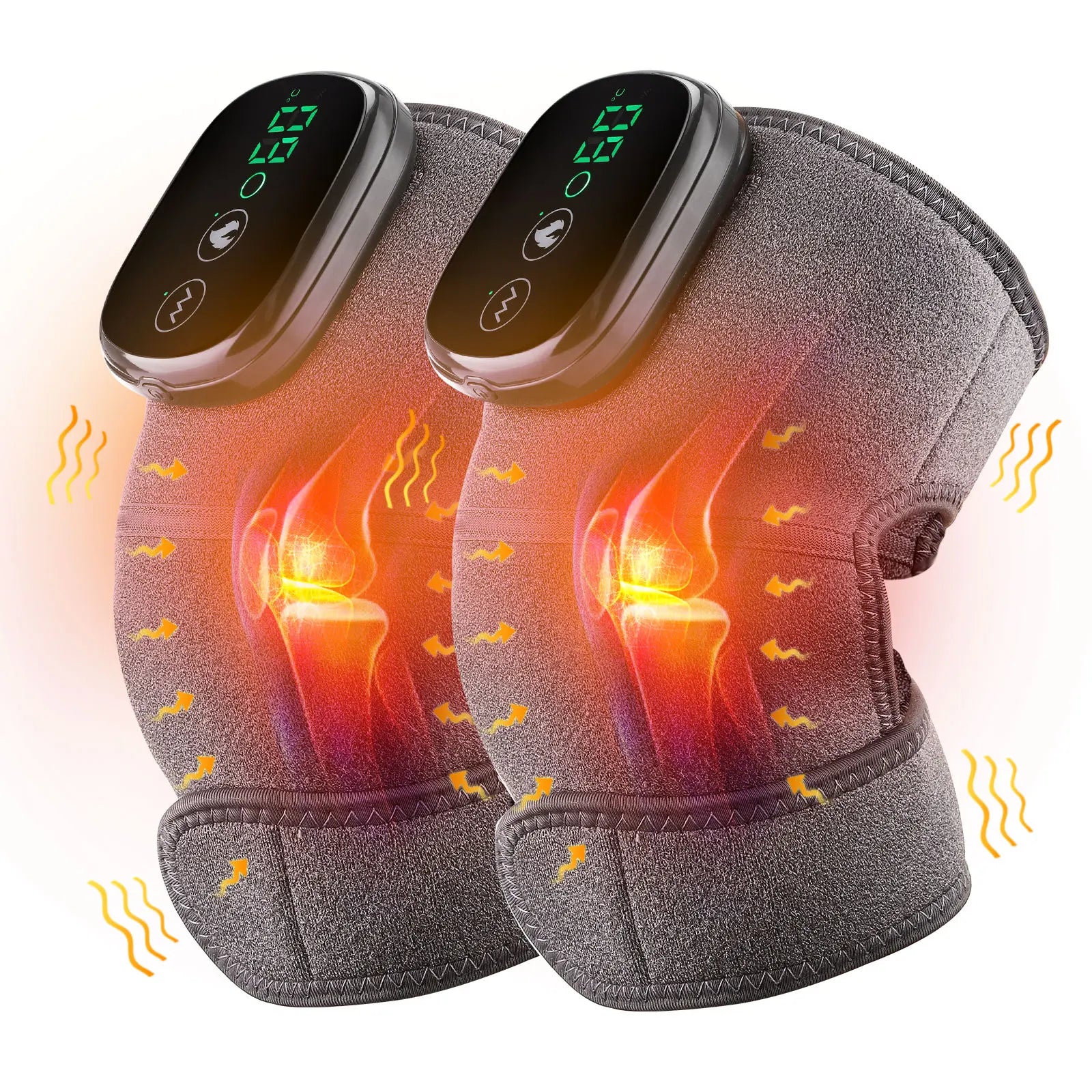 Alivio inmediato para tus articulaciones
El Masajeador Eléctrico Térmico para Rodillas, Hombros y Codos combina calor y vibración para mejorar la circulación sanguínea, reducir el dolor y relajar los músculos.