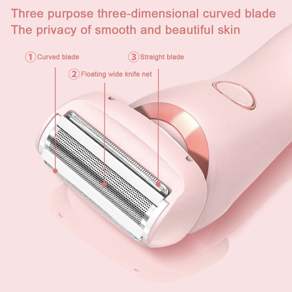 Depiladora Eléctrica Femenina 2 en 1 IPX7 Impermeable ✨
Consigue una piel suave y libre de vello en minutos con esta práctica y elegante afeitadora recargable para mujeres, perfecta para todo el cuerpo.