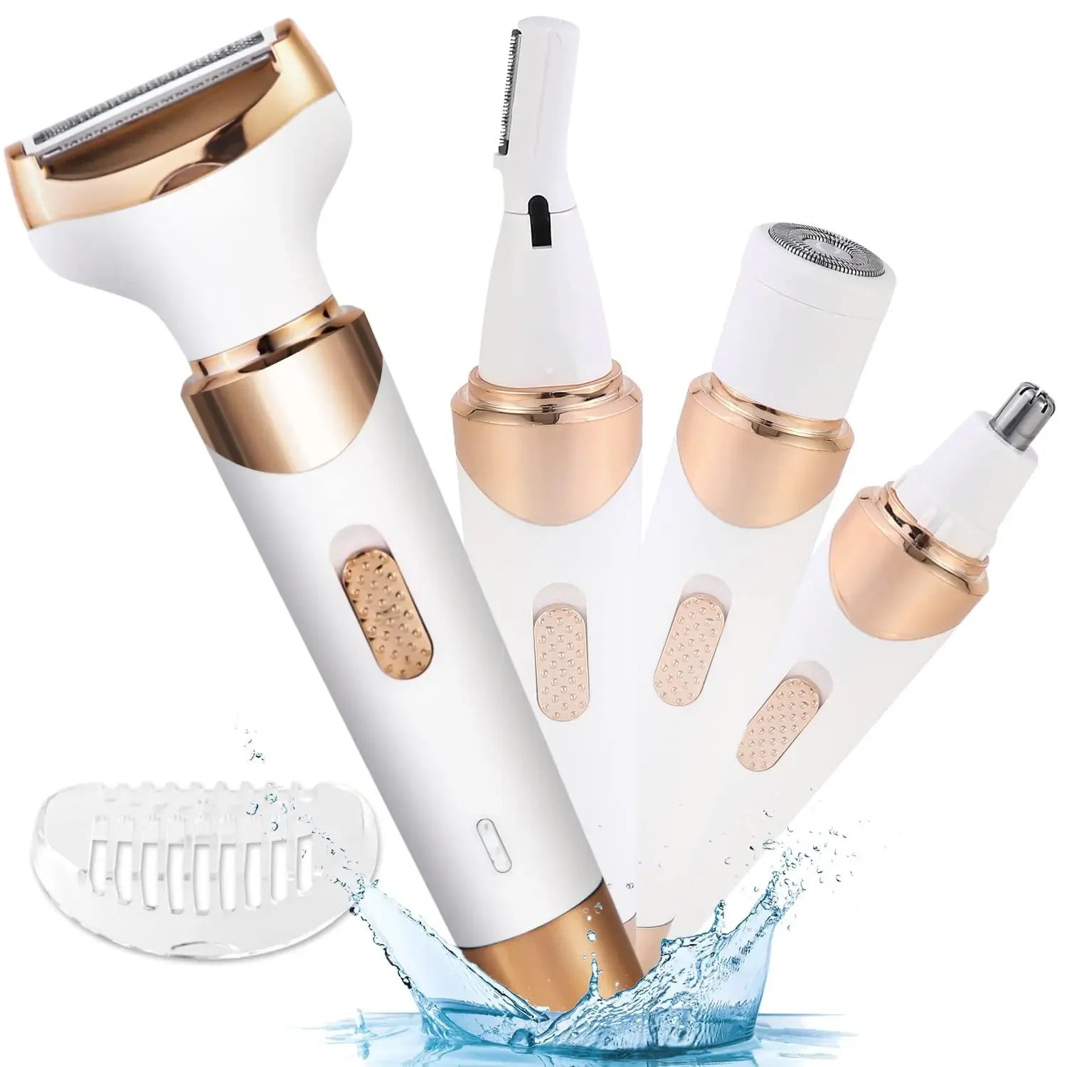 Depiladora 4 en 1 Recargable e Indolora ✨
Disfruta de una piel suave y perfecta con esta afeitadora multifuncional para mujeres, diseñada para cuidar cada parte de tu cuerpo de manera cómoda y segura.