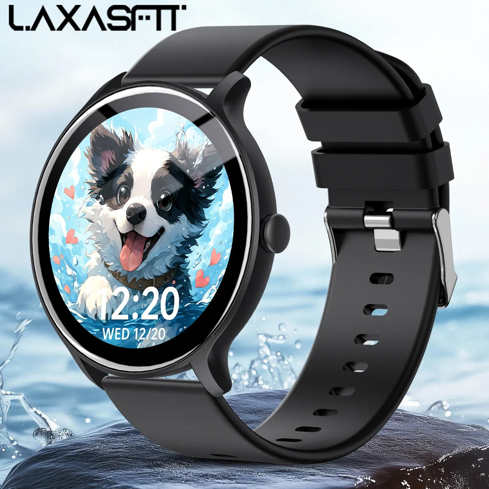 Rendimiento y estilo en un solo relojEl Smartwatch LAXASFIT 2025 combina deporte, salud y conectividad en un diseño resistente al agua IP68. Con llamadas Bluetooth y compatible con Android e iOS.