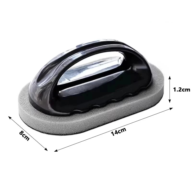 “Cepillo de Cocina Reutilizable con Esponja Abrasiva | Multiuso y Lavable, Perfecto para Eliminar Óxido, Manchas y Residuos de Ollas, Sartenes y Superficies de Cocina, con Mango Ergonómico para Mayor Comodidad.”