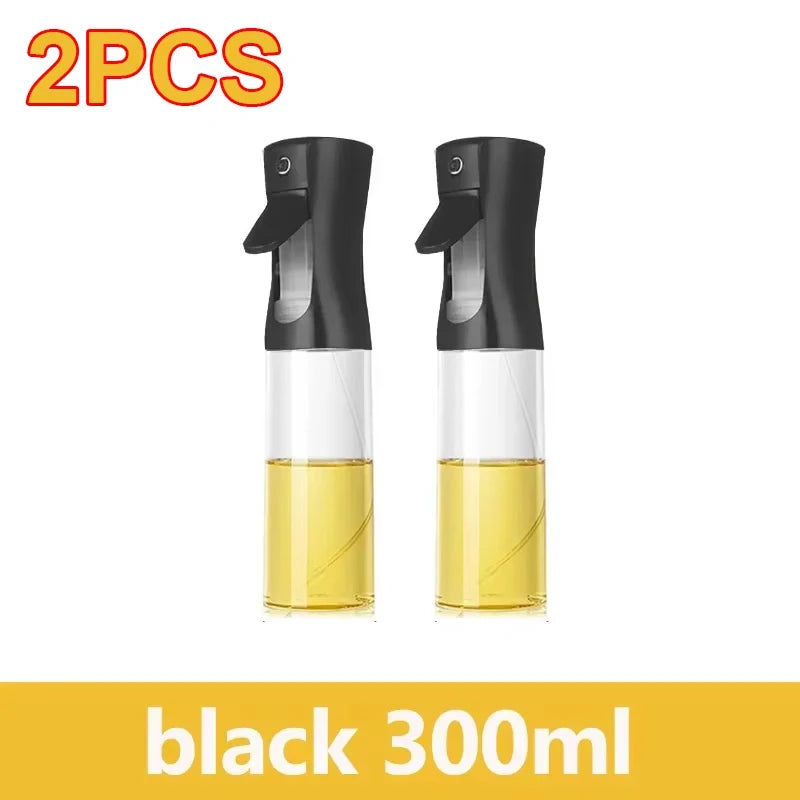 “Botella Pulverizadora de Aceite y Vinagre 200/300/500ml | Ideal para Cocina, Barbacoa y Horneado, Permite Rociar Aceite de Oliva y Otros Líquidos de Forma Uniforme, Incluye Cepillo para Mayor Comodidad.”