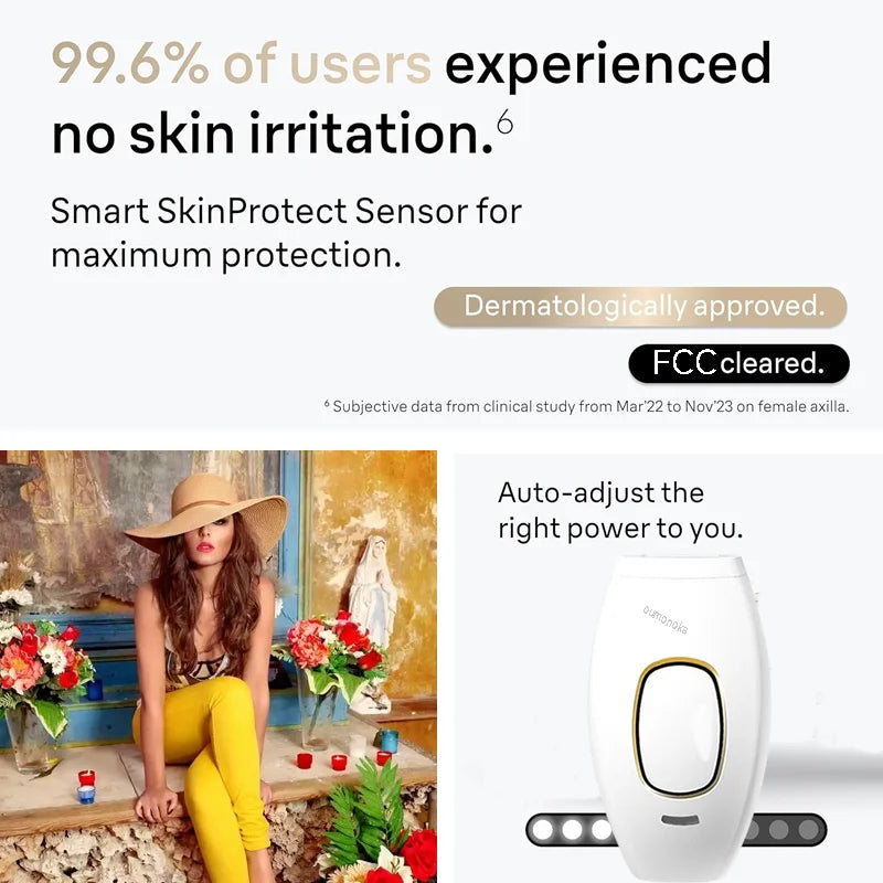 Nueva Depiladora Láser IPL Permanente 5 en 1 ✨
La solución completa para el cuidado personal. Este innovador dispositivo combina varias funciones en una sola máquina, ideal tanto para mujeres como para hombres.